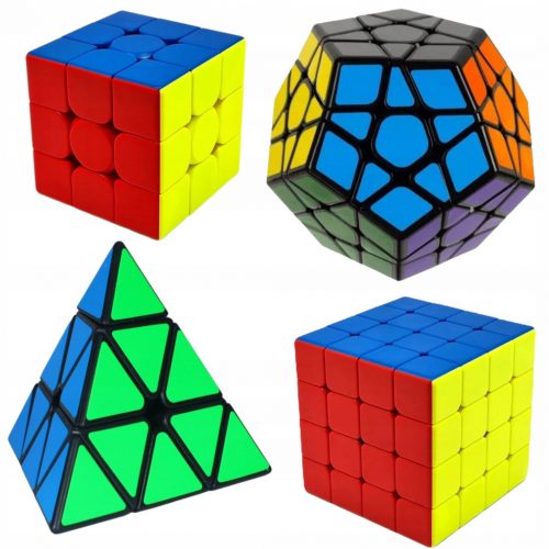  3x3 + 4x4 + piramis + Megaminx MoYu kockák EREDETI GYORS KÉSZLET