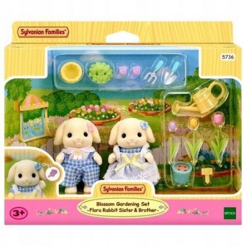  Sylvanian Families virágkészlet és Flora nyúl testvérei