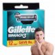  Gillette Mach3 borotvapatronok 12 db.