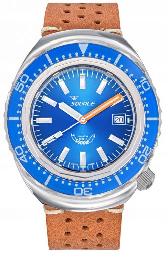  SQUALE 2002 Blue Leather férfi karóra 2002.SS.BL.BL.PTC