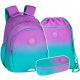  OMBRE SCHOOL HÁTIZSÁK TURKÍZ GRADIENT COOLPACK PICK + 2 egyéb termék