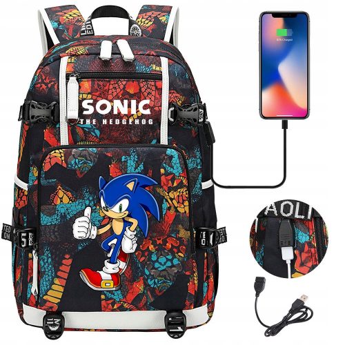  NAGY KAPACITÁSÚ NAGY SONIC hátizsák, VÍZÁLLÓ USB DESIGNS-2