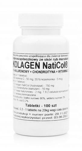  NatiCol kollagén + hialuronsav + kondroitin + C-vitamin Podkowa tabletta