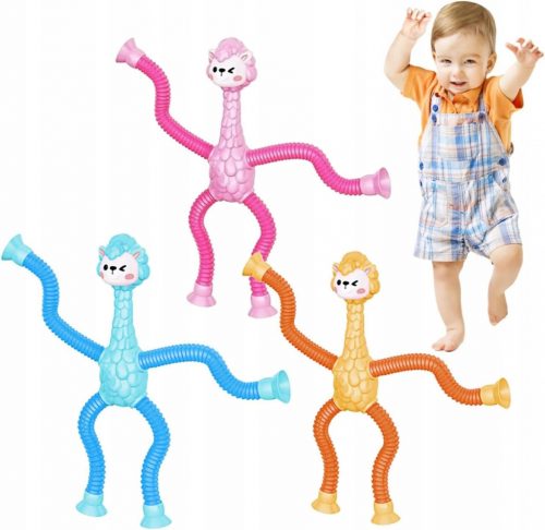  Csövek állatokkal | Teleszkópos tapadókorong Alpaca Toy 3