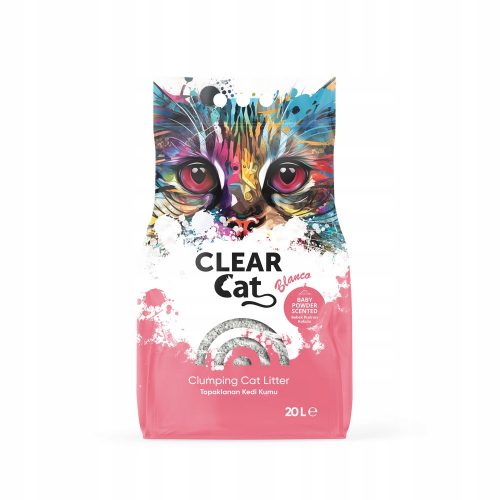  Clear Cat Blanco Baby Powder bentonit alom 20l