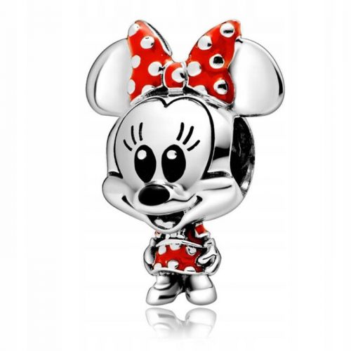  Medál EZÜST 925 Charms Bead Disney Minnie Mouse