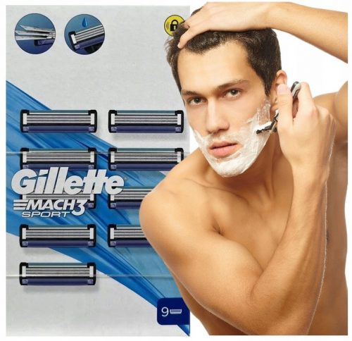  Gillette mach3 sport 9 patron EREDETI