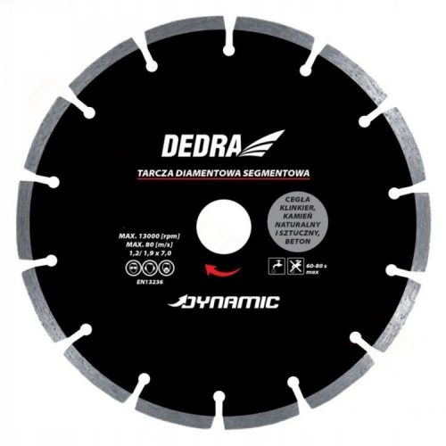  Dedra HP2117E gyémánt szegmenstárcsa 250mm