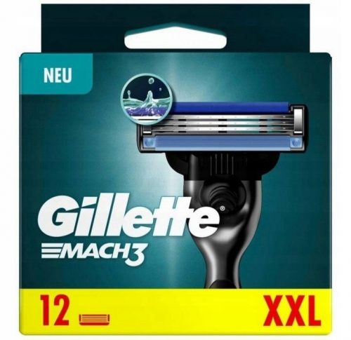  Gillette Mach3 borotvabetétek, 12 db