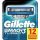  Gillette Mach3 Turbo borotvapatronok 12 db.