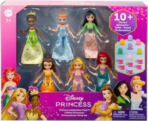  DISNEY PRINCESS PRINCESS BABA készlet 6 db kis mozgatható babából JCR91