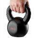  KETTLEBELL 8kg öntöttvas súlyzó Fitness labda súlya gumírozott fekete