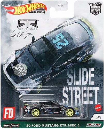  Hot Wheels Premium Car Culture Slide Street '20 Ford Mustang RTR SPEC 5 autó