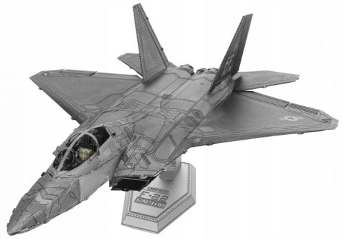  Metal Earth F-22 Raptor vadászgép, színes modell