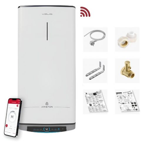  Ariston Velis Dune Wifi 50 vízmelegítő lapos villanybojler