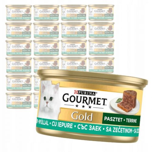  Gourmet nedves táp nyúl 0,085 kg