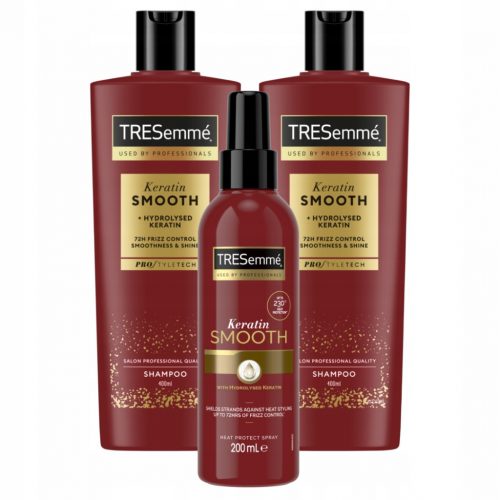  Tresemme Keratin sampon 2x400ml + Tresemme Keratin Spray 200ml ingyenes