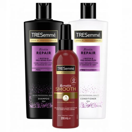  Tresemme Biotin sampon 400 ml Biotin balzsam 400 ml + Tresemme Keratin Spray