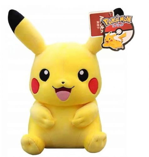  NAGY PIKACHU KABÁLA PIKACZU POKEMON PLÜSJÁTÉK 29cm EREDETI