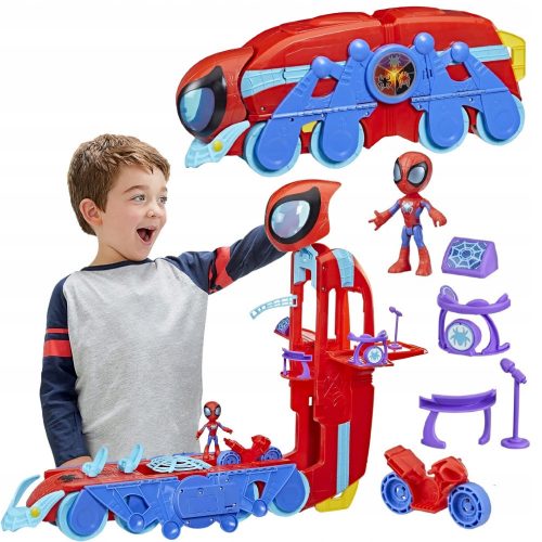  SPIDEY ÉS SUPER BUDDY AUTÓALAP 2IN1 HANGFÉNY + ÁBRA + MOTOR 61 CM