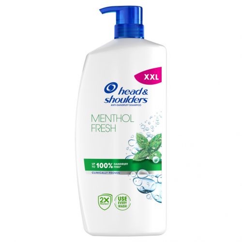  Head Shoulders Menthol Fresh Daily korpásodás elleni sampon 800 ml pumpával