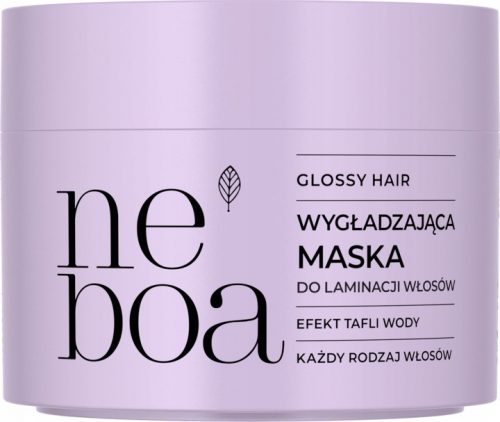  NEBOA Hair lamináló maszk, kisimító Glossy Hair, 300ml