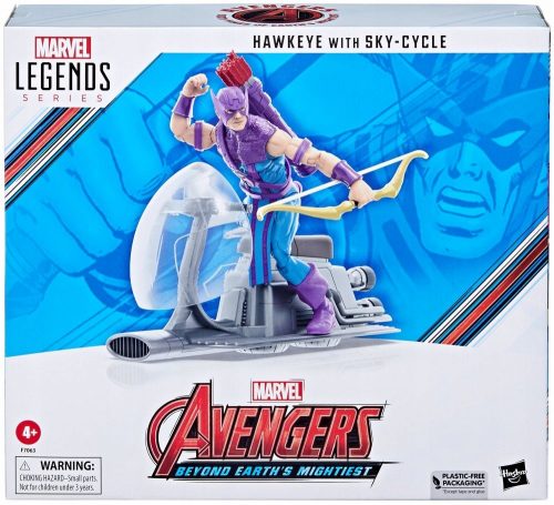  HAWKEYE Sky-Cycle akciófigurával Hasbro MARVEL LEGENDS Avengers F7063 15 cm