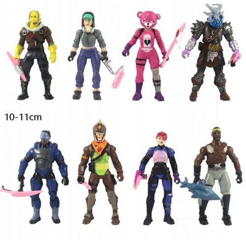  8x FORTNITE FIGURINES FIGURA SZETT 10 cm-es SZUPER MINŐSÉG