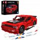  CAR AUTO CHALLENGER Block SET TECHNIC MOLD KING 15080 HÚZ VISSZA