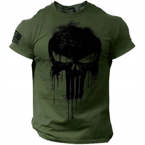  GYM WEAR PRO PREMIUM T-shirt Training Gym LÉLEGZŐ GR.SKULL M-es méret