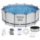  BESTWAY FRAME POOL 56488 457x107cm SMART LÉTRASZIVATTYÚ!!!