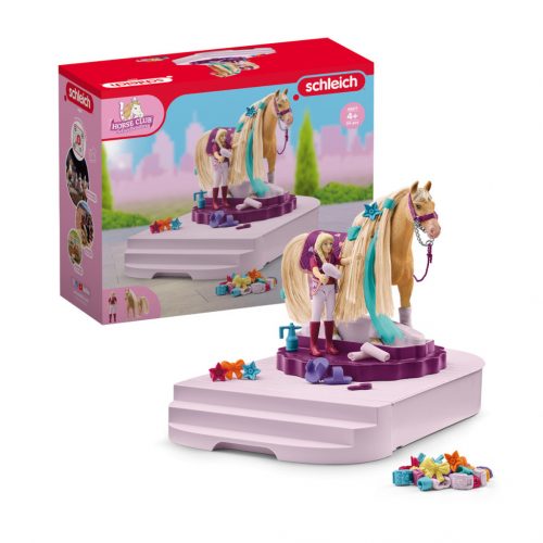  SCHLEICH SOFIAS ROTARY HORSE Grooming Station