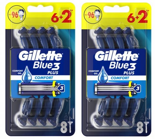  Gillette Blue 3 Comfort eldobható borotva 8 db.