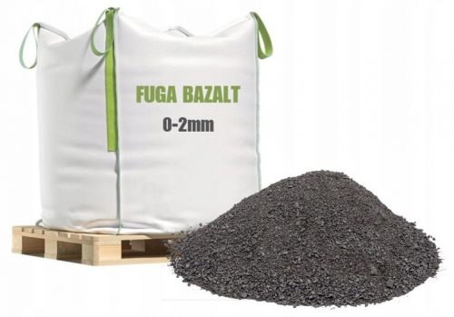  FEKETE HOMOK, GRAFIT BAZALTKOckA FUGÁZAT 0-2mm 1200kg 1.2t Big Bag