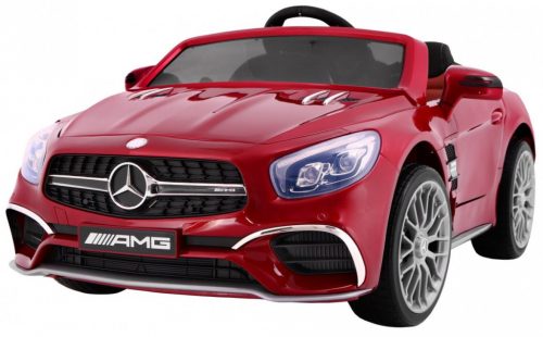  Mercedes AMG SL65 gyerekeknek Piros festés + Távirányító + Csomagtér + Állítás