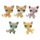  5 DB. LPS RÖVIDSZŐRŰ MACSKABABÁK LITTLEST PET SHOP KITTY