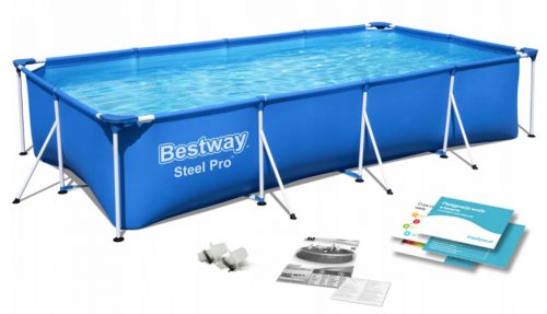  RACK POOL 400x211x81BESTWAY 56405 négyszögletes