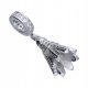  GYÖNGY CHARM FÜGGŐ STERLING EZÜST 925 BADMINTON BABINGTON SPORT ZIRKONIA