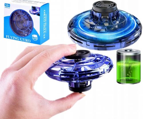  FLYING fidget SPINNER BOOMERANG UFO LED 366 drone giroszkóp AJÁNDÉK lemez