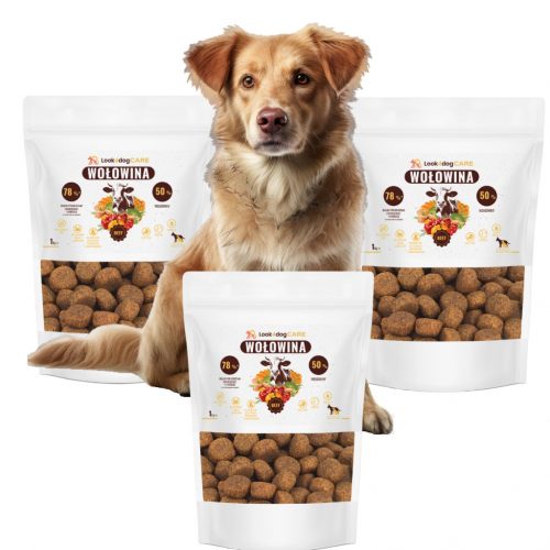  Look4dog CARE kutyaeledel gabonamentes marha és csirke 1 kg