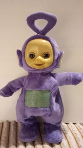  Az interaktív kabalája Teletubbies, Tinky Winky, nagy, 39 cm, táncol és énekel