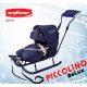  PICCOLINO NAVY BLUE Háttámlás szán, BIZTONSÁGI ÖVEK