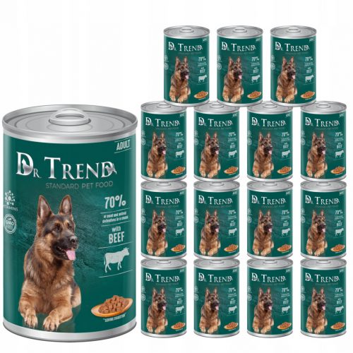 Dr. Trend wet food marhahús 1,25 kg