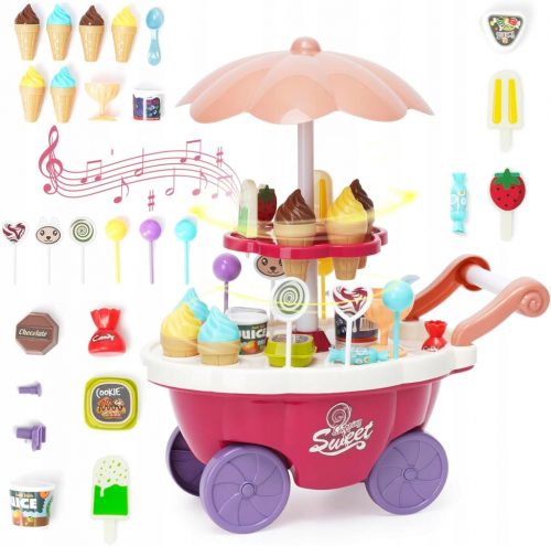  Sweet trolley Fagylalttartó kerekeken SWEET KIDS PINK