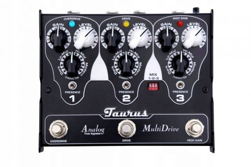  MultiDrive Taurus - OVERDRIVE, DRIVE, HIGH GAIN, gitártorzítás