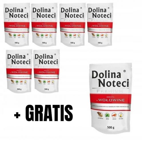  Dolina Noteci Premium nedves kutyaeledel marhahús 10x500g