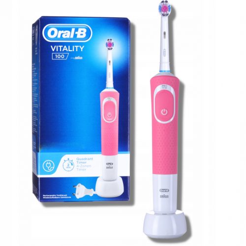  Oral-B Vitality 100 elektromos fogkefe, rózsaszín