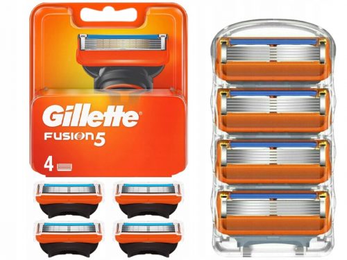  Gillette Fusion 5 borotvacsere pengepatronok 4 db éles