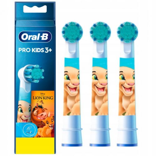  Fej az Oral-B EB10 gyermek elektromos fogkefékhez The Lion King 3 db.