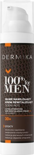  DERMIKA 100% FOR MEN HIDRATÁLÓ ARCKRÉM 30+ 100ML FÉRFIAKNAK